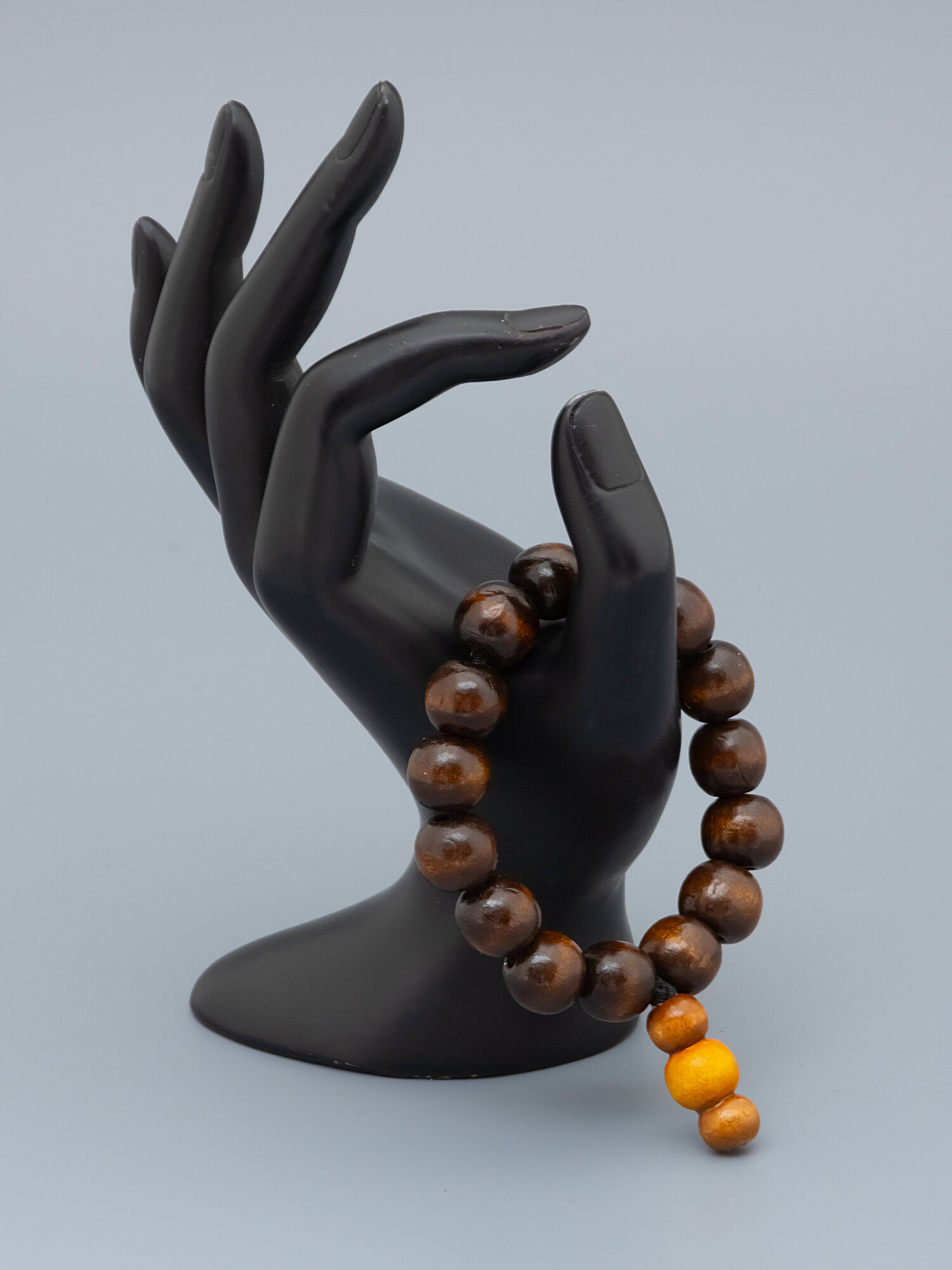 Чётки ЖемАрт, дерево, желтый/коричневый — фото 1