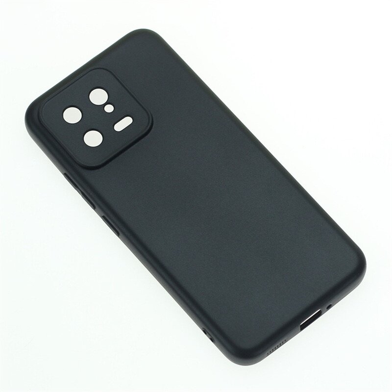 Чехол матовый для Xiaomi 13, черный — фото 1
