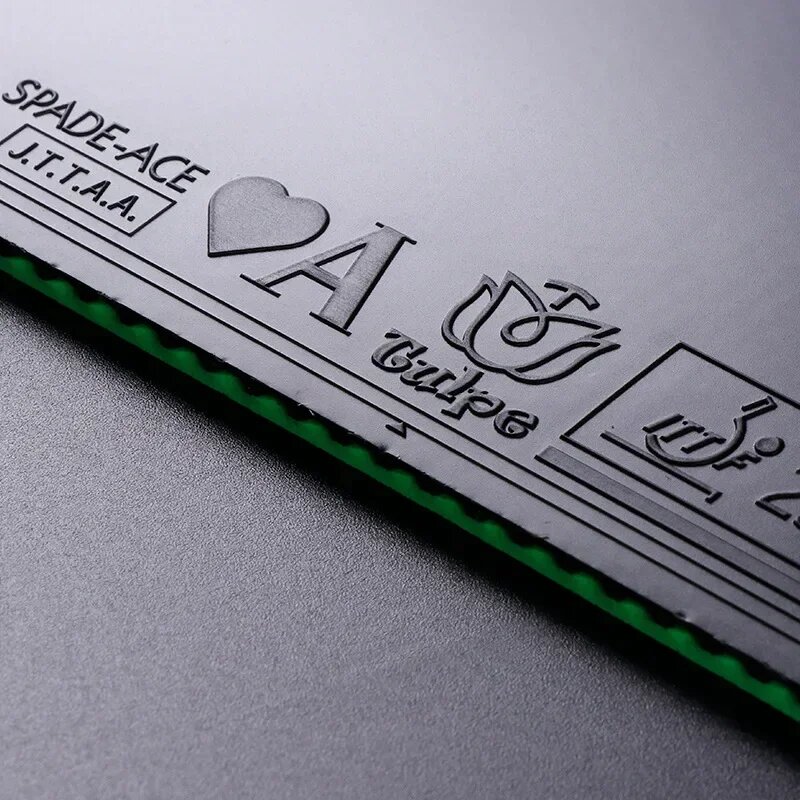 TULPE TUTTLE TULPE Резина для настольного тенниса Липкие шипы красного/черного цвета Высокоэластичная губка для торта ITTF Резина для пинг-понга Быстрая атака и дуга