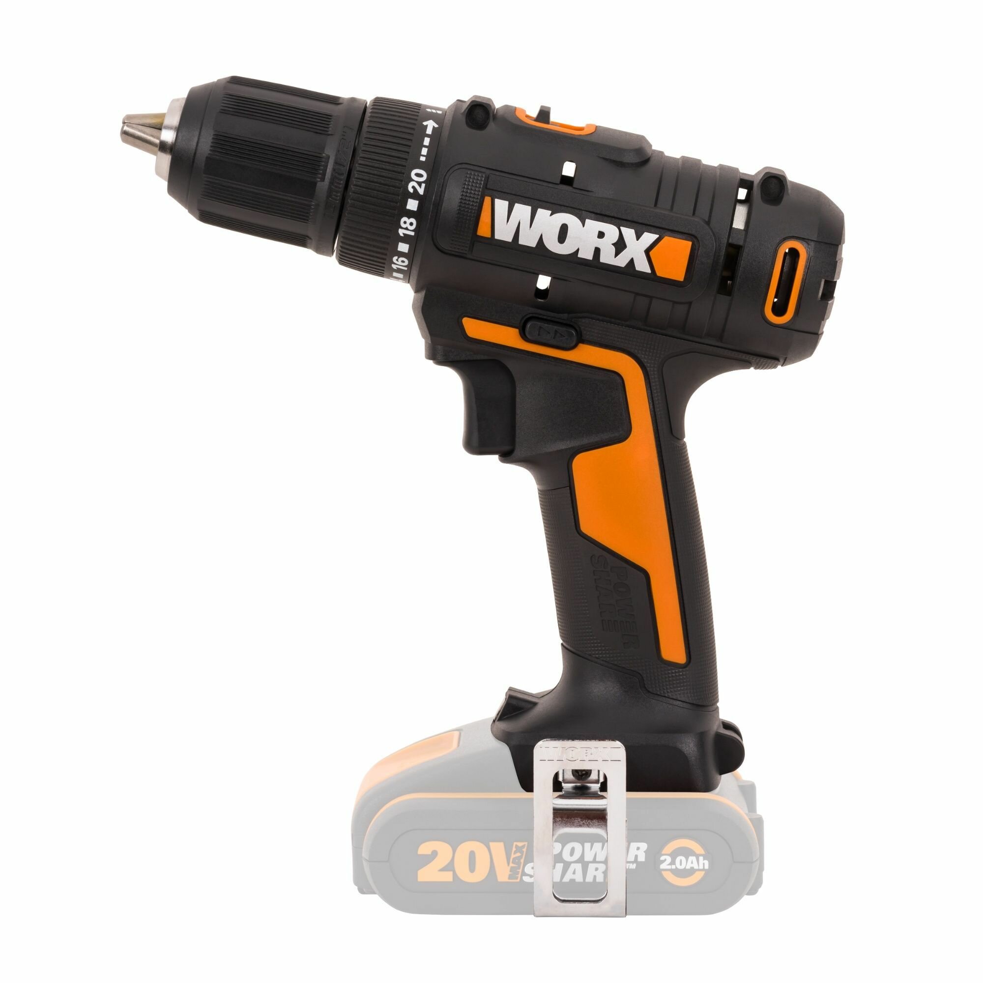 Worx WX108.9, 20 В, 45 Нм, без АКБ и ЗУ, коробка