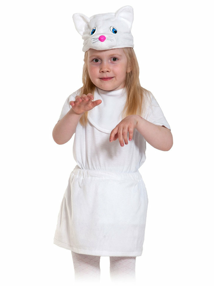Костюм Кошечка белая лайт 01-3079 92 - 116см
