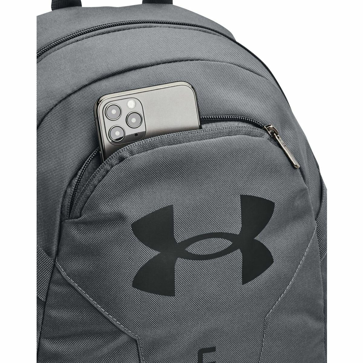 Рюкзак Under Armour UA Hustle Lite Backpack OSFA серый для мужчин Повседневный 91% полиэстер; 9% нейлон — фото 1