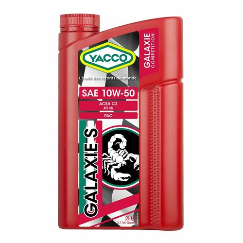 YACCO GALAXIE S 10W50 2 L арт309724 4200₽