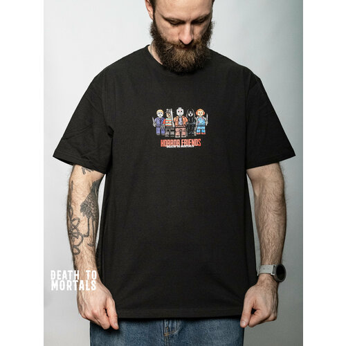 фото Футболка death to mortals, размер xl, черный