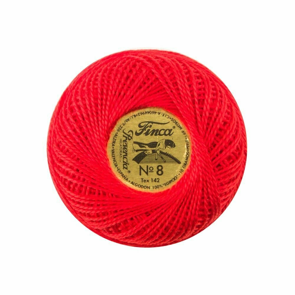 Мулине PRESENCIA HILATURAS "Finca Perle", Жемчужное, №8, однотонный цвет 1166, 1 шт