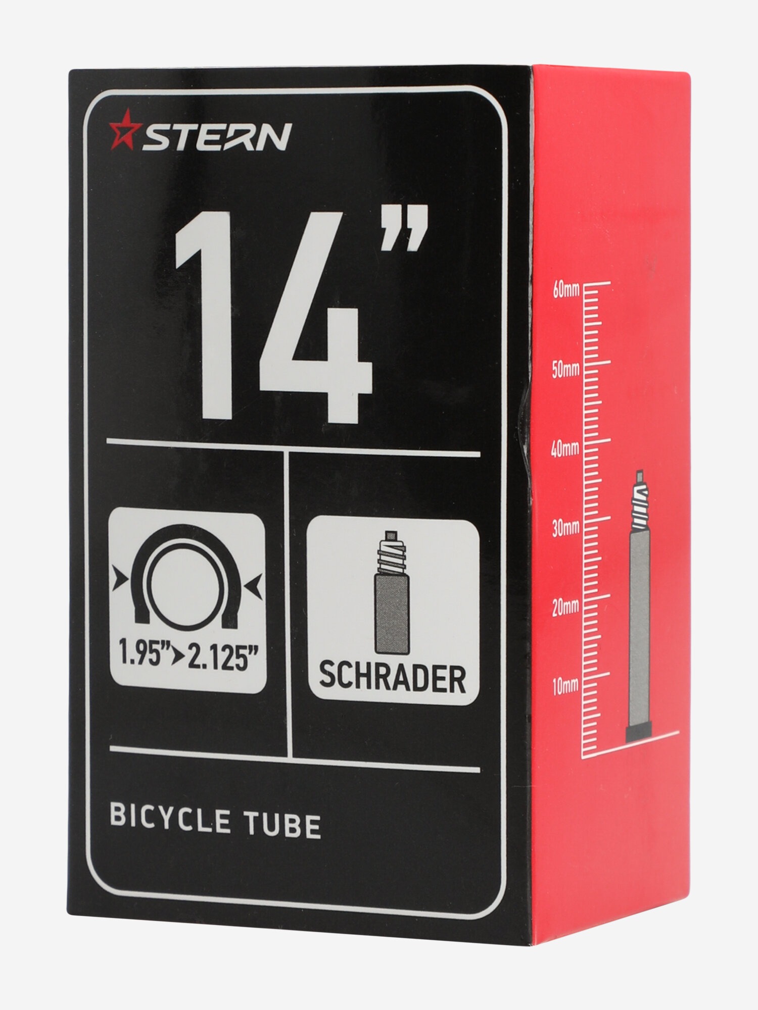 123192-BB one size Камера велосипедная Bike inner tube черный р. one size