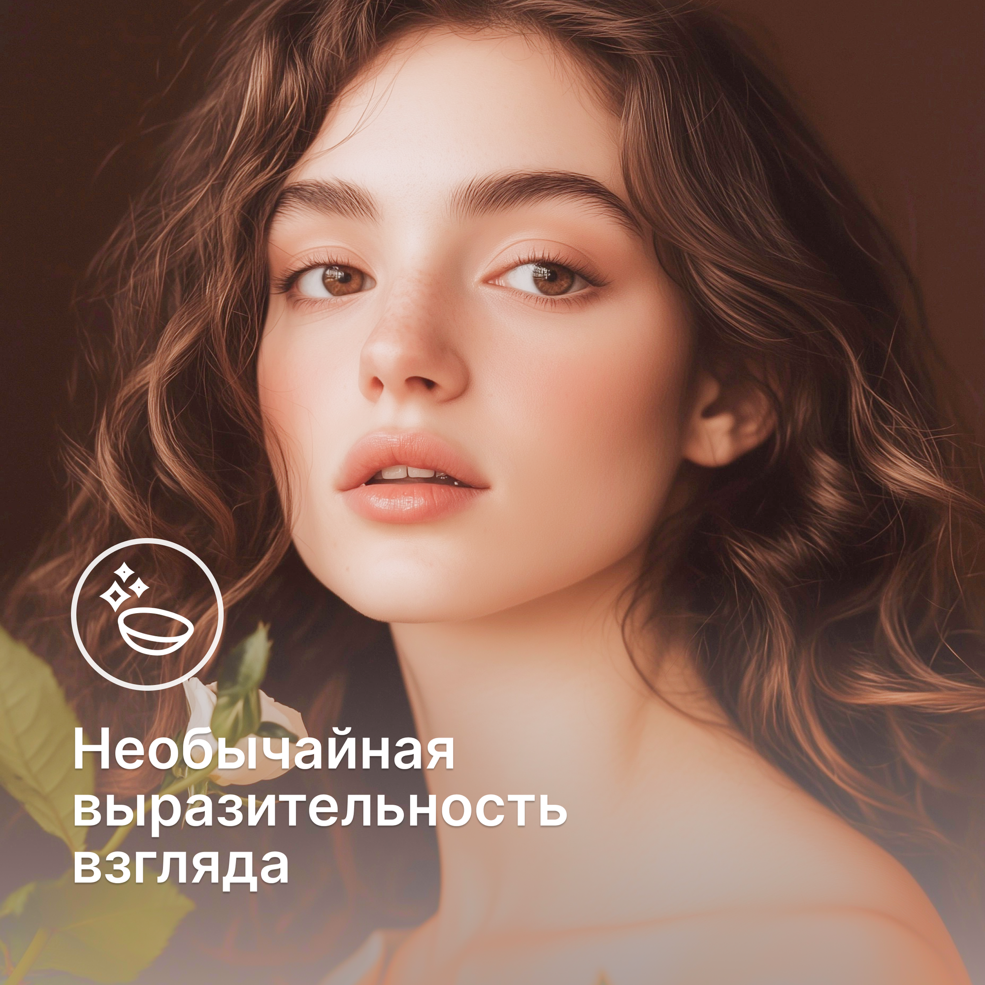 Изображение Цветные контактные линзы Офтальмикс Colors New (2 линзы)-1.50 R.8.6 Brown(Карий)
