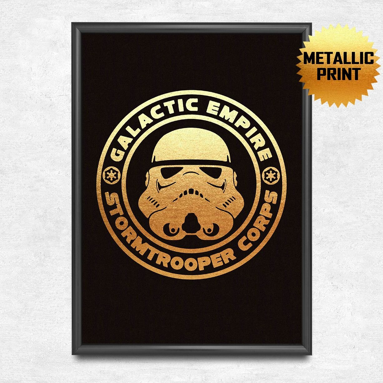 Постер Звездные войны. Постер с надписью. Galactic Empire