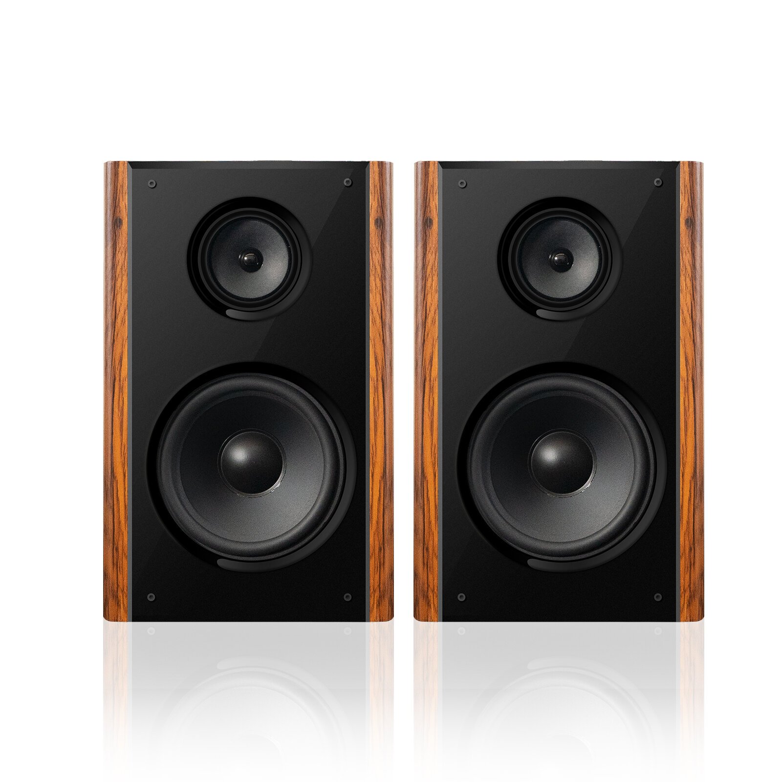 ATOMIC VOICE X-1 (Wood) - полочная акустика 2шт пассивная 2 х 150 Вт антирезонансный корпус MDF