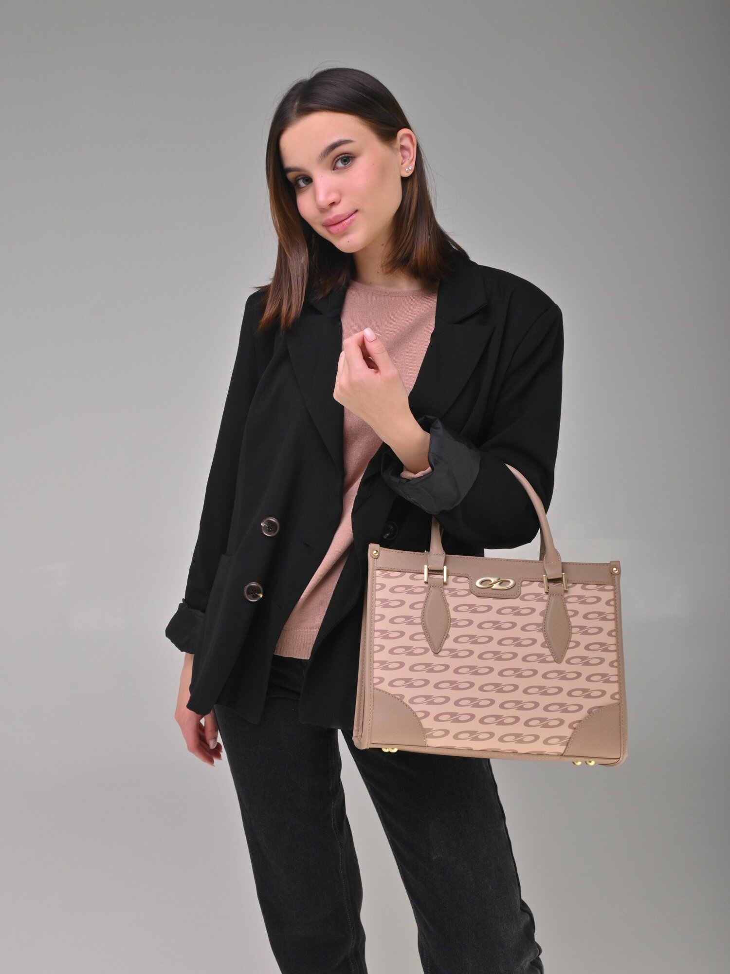 Сумка тоут kari, бежевый — фото 1