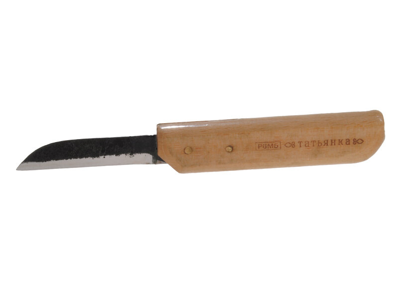 Нож богородский К1 (70 мм) сталь Р6М5 для резьбы по дереву. Татьянка