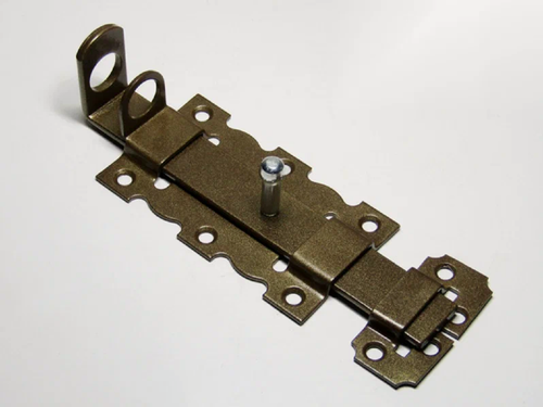 Изображение товара Задвижка дверная ноэз ЗД-110-Пр-SL (проушины), накладная, бр. металлик (15)