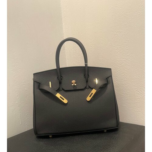 Сумка шоппер LEATHER COUNTRY, фактура рельефная, матовая, черный