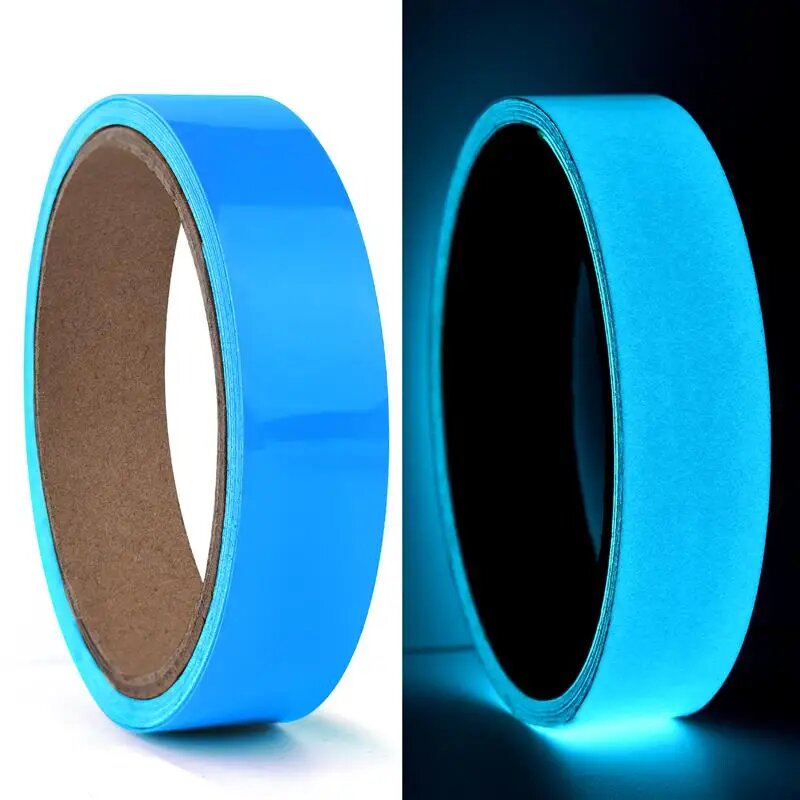 Светящаяся клейкая лента 2х3м, Luminous Blue, 20 мм, 3M