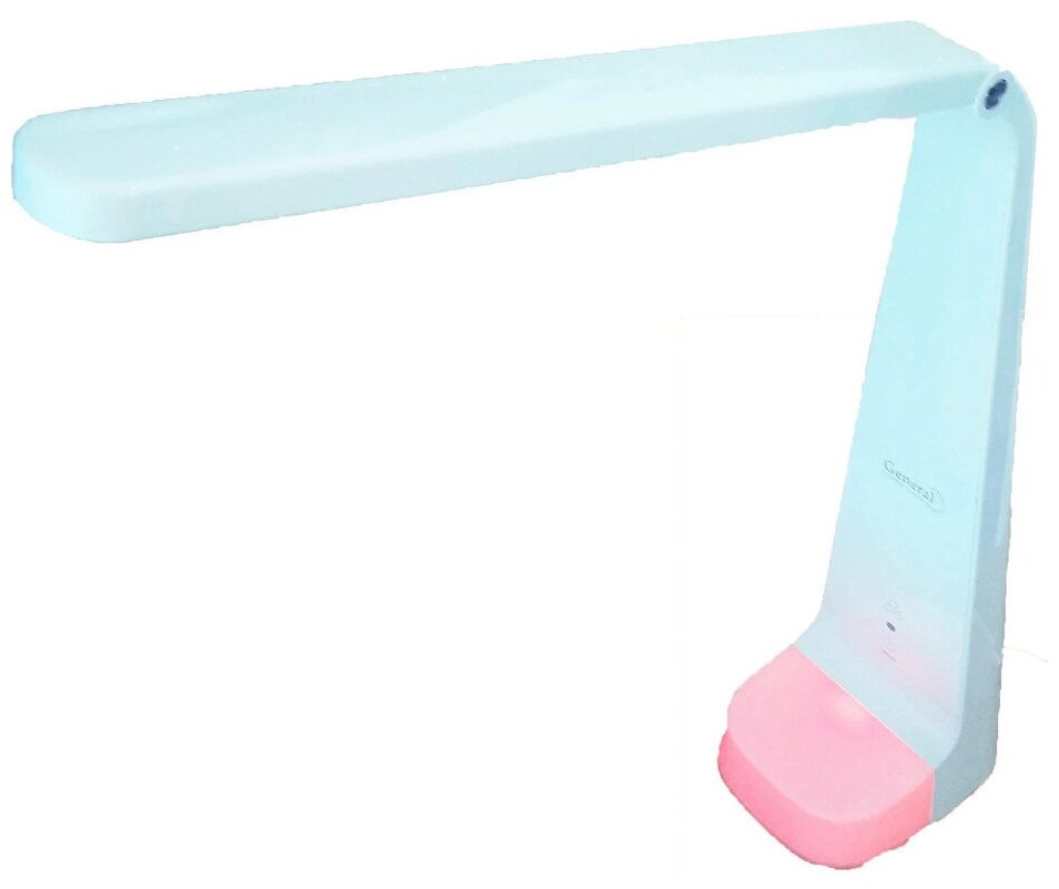 Настольная лампа 9W rgb основание сенс. вкл. настольная светодиодная 460Лм General белый, складная — фото 1