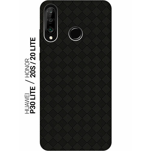 Ультратонкая защитная накладка Gleam для Huawei P30 Lite, Honor 20S, Honor 20 Lite с принтом 