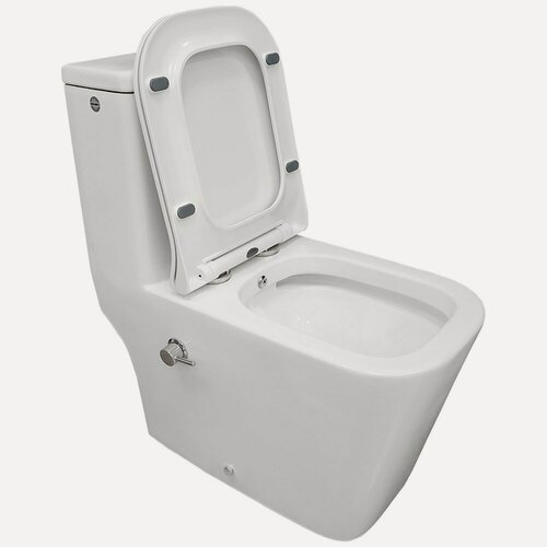 Изображение товара Унитаз Bloomix S-Line 2324SB/UF1 Ceramic+ моноблок безободковый с функцией биде и смесителем