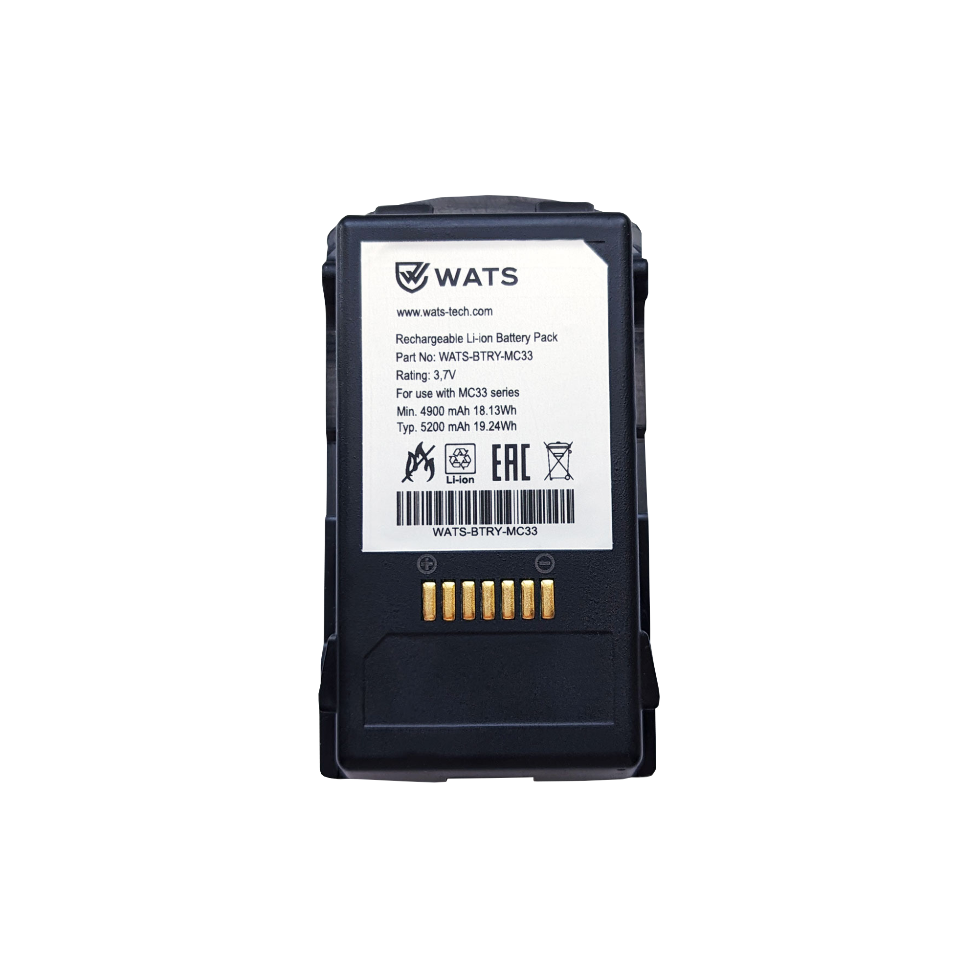 Аккумуляторная батарея для ТСД Zebra MC32/MC33 5200 mAh