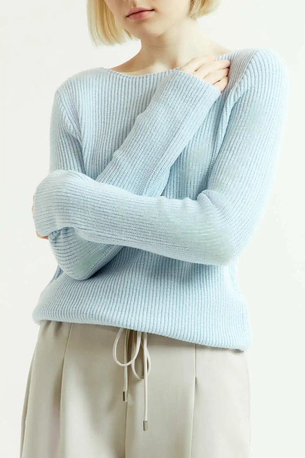 Джемпер Selfie, размер M, голубой — фото 1