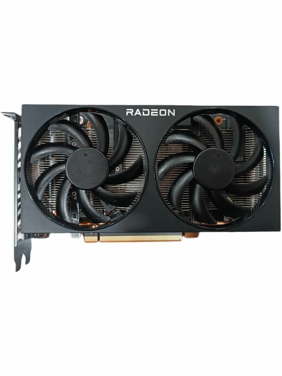 Видеокарта PowerColor Radeon 6600 Fighter 8GB, 2 вентилятора, 3 выхода DisplayPort, 1 выход HDMI — фото 1