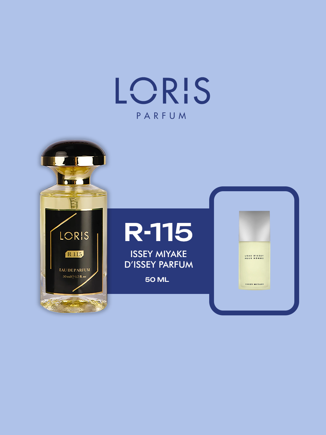 Мужская парфюмерная вода "Loris Parfume" - Issey Miyake - D'issey Parfum, 50 мл, стойкость в течение дня