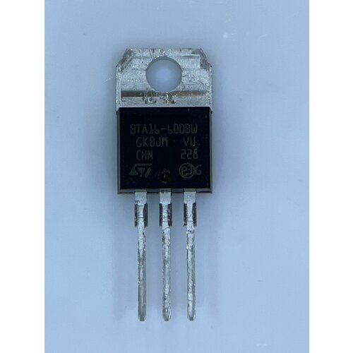 BTA16-600B, Симистор 16А 600В 50мА, TO-220