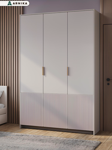 Изображение товара Шкаф ARNIKA Пандора, ЛДСП, распашной, 3 дверцы, бежевый, 230x150 см