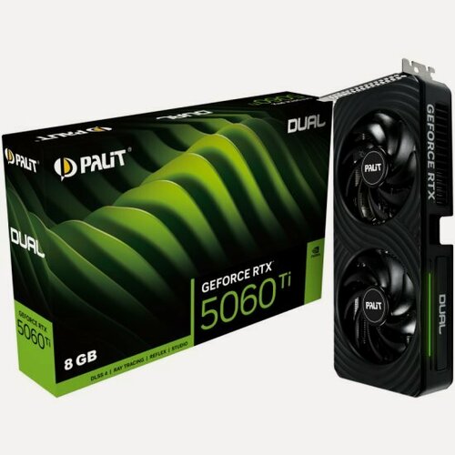 Изображение товара Видеокарта Palit GeForce RTX 5060 Ti DUAL 8G