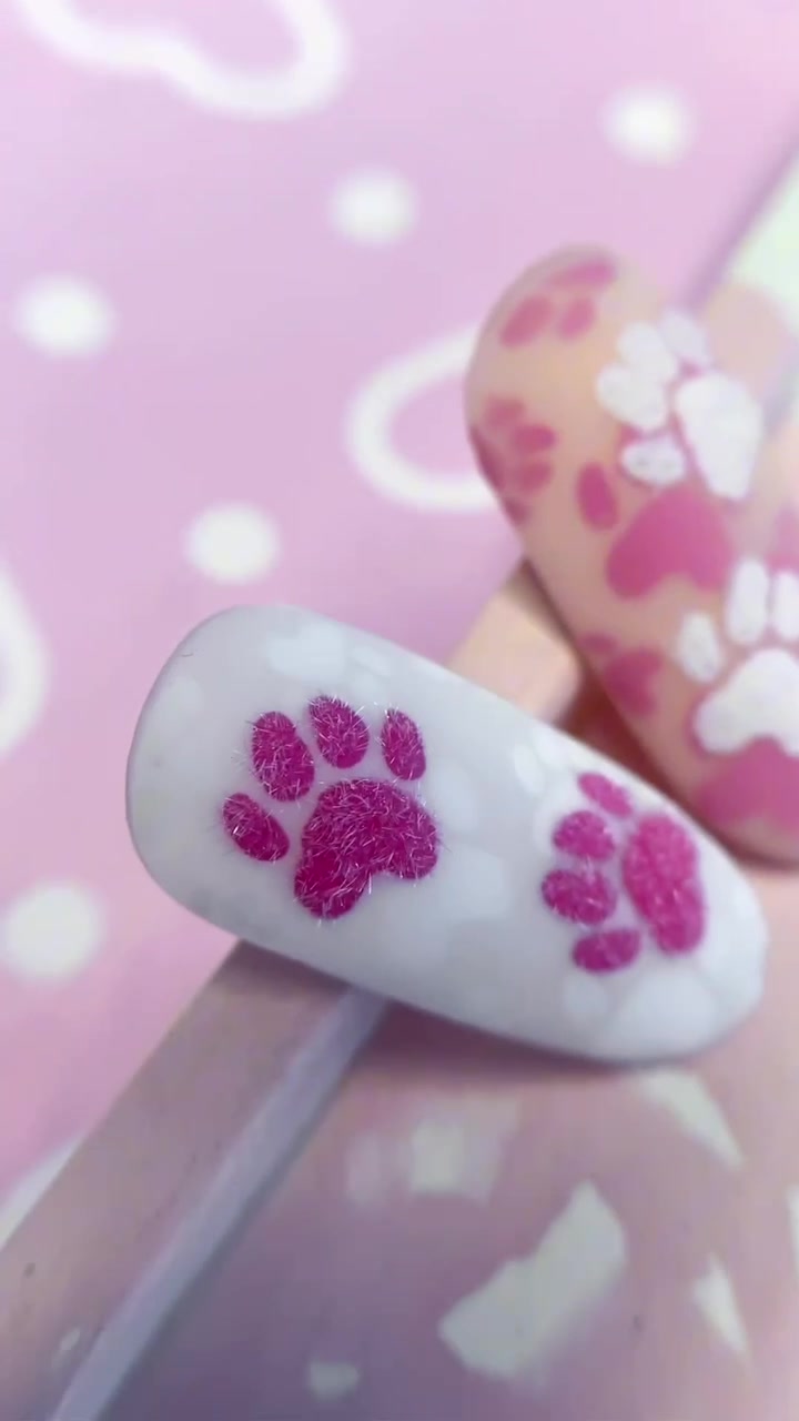 Флок Пушистый кролик розовый №1787 Zoo Nail Art 1 г меховые ногти — фото 1