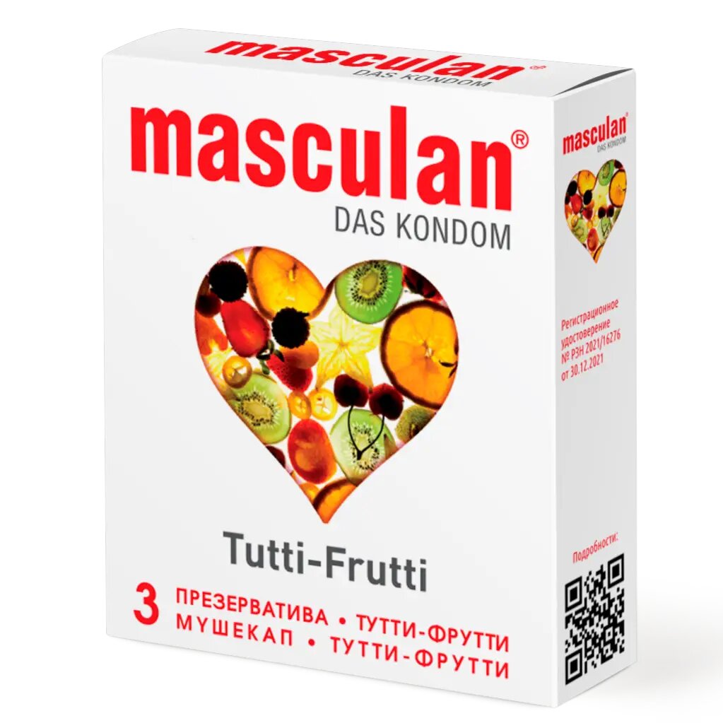 Презервативы Masculan Tutti-Frutti 3 шт