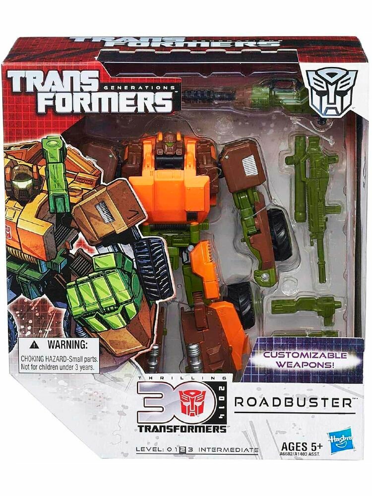 Трансформеры Hasbro Роудбастер Roadbuster Transformers Thrilling 30