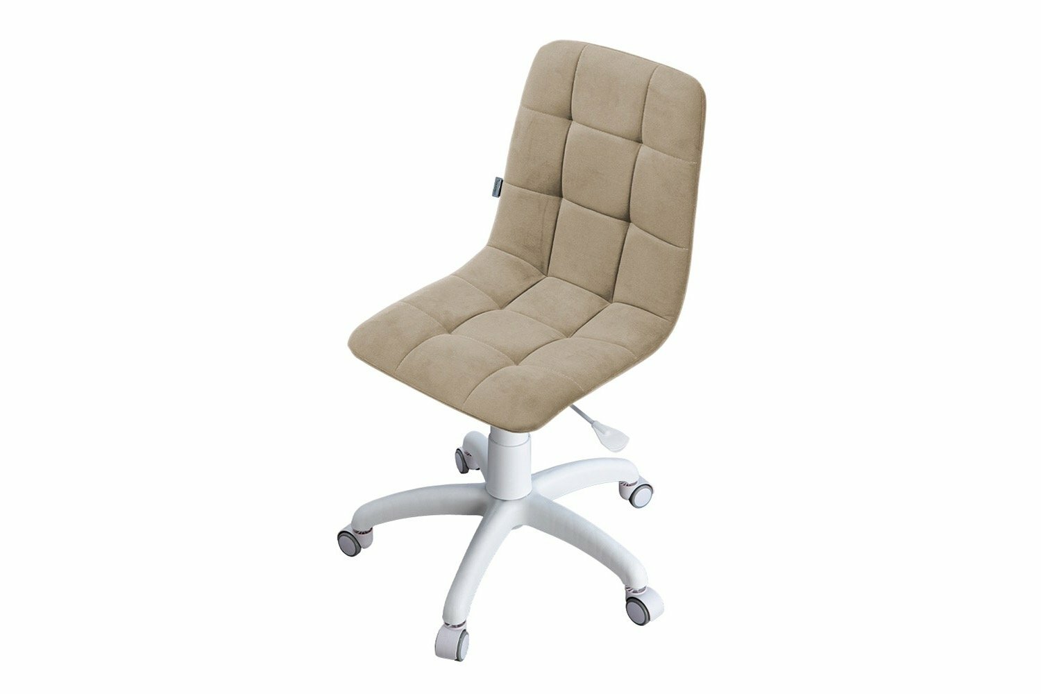 Кресло компьютерное Анри G 60х84х60 см регулировка высоты цвет капучино белый