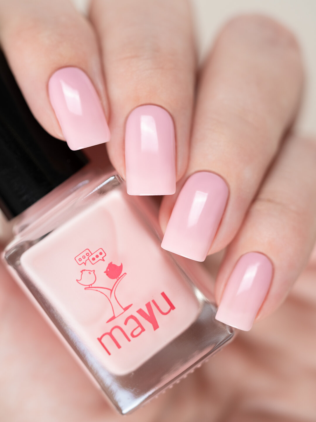 Картинки Masura Лак для ногтей MAYU Тон015 Adorable, светло-розовый, 12 мл