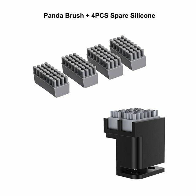 Форсунка Panda Brush PX для Bambu Lab P1 X1 Brush With Silicone