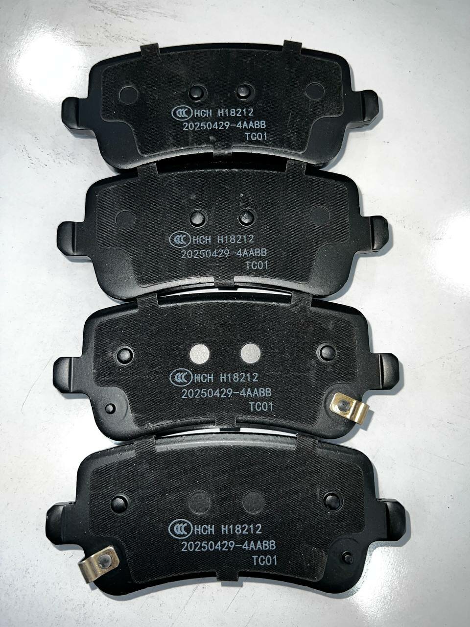 Тормозные колодки CHE MA CHI, дисковые, задние, для BAIC S5, Forthing M5, 4 шт — фото 1