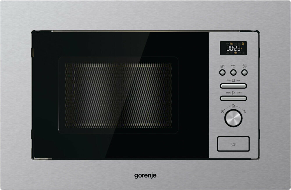 Микроволновая печь Gorenje BM201AM1X встраиваемая нержавеющая сталь 20 л