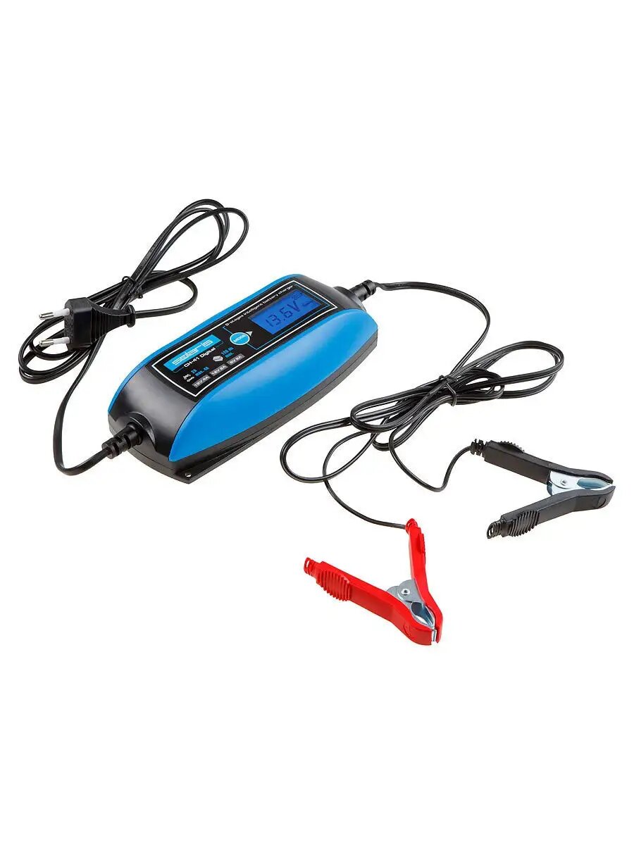 Зарядное устройство Solaris CH-41 Digital (6В/12В; 4А; инверторное; дисплей; Cold mode)