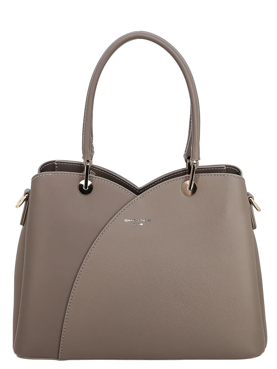 Сумка тоут DAVID JONES, серо-коричневый — фото 1
