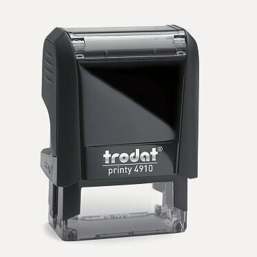 Изображение товара Trodat 4910 Printy 4.0 автоматическая оснастка для штампа 26х9 мм (черная)