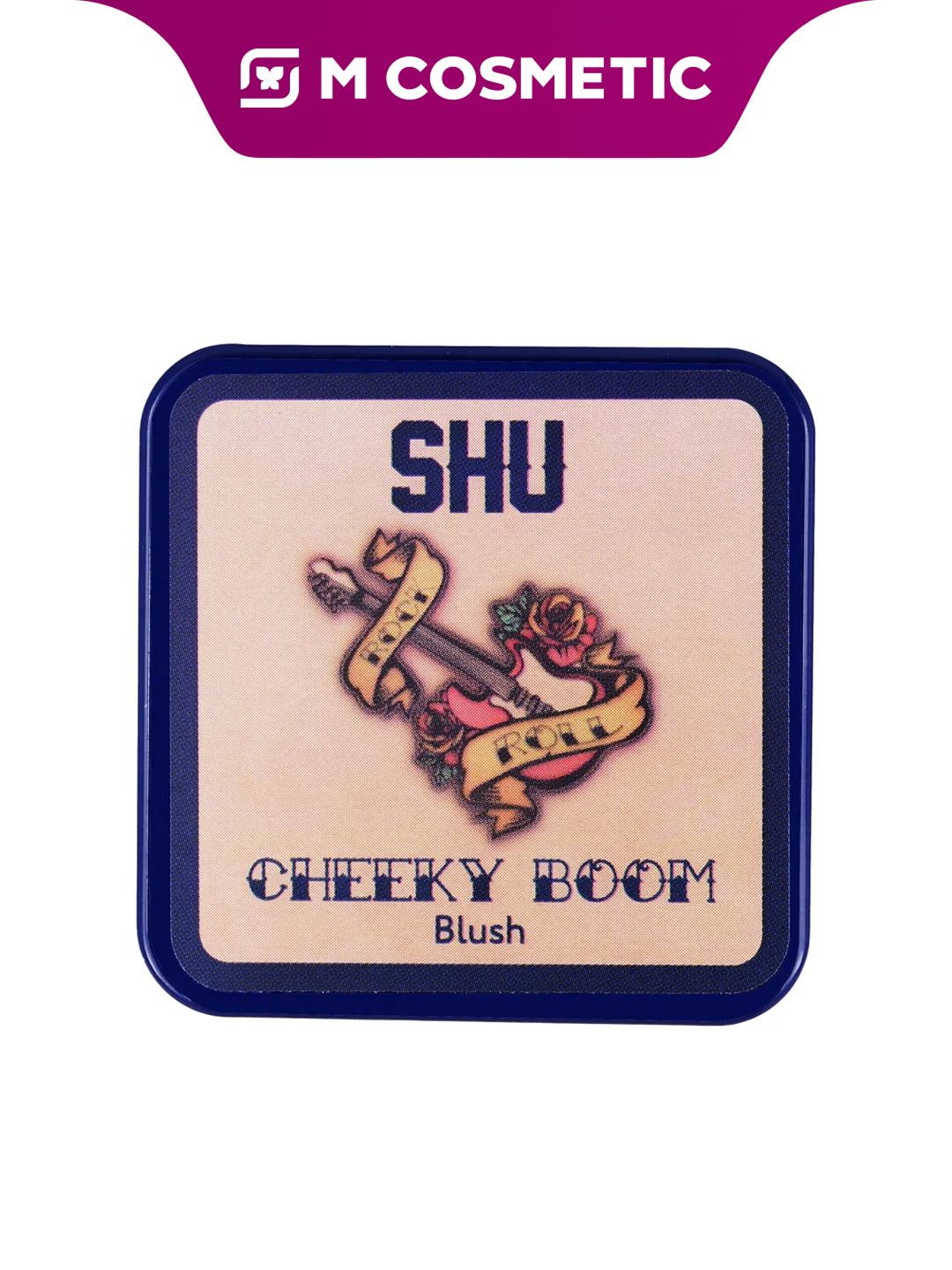 Компактные румяна SHU Cheeky Boom № 32, нежно-розовые, для сияния кожи, 3 г