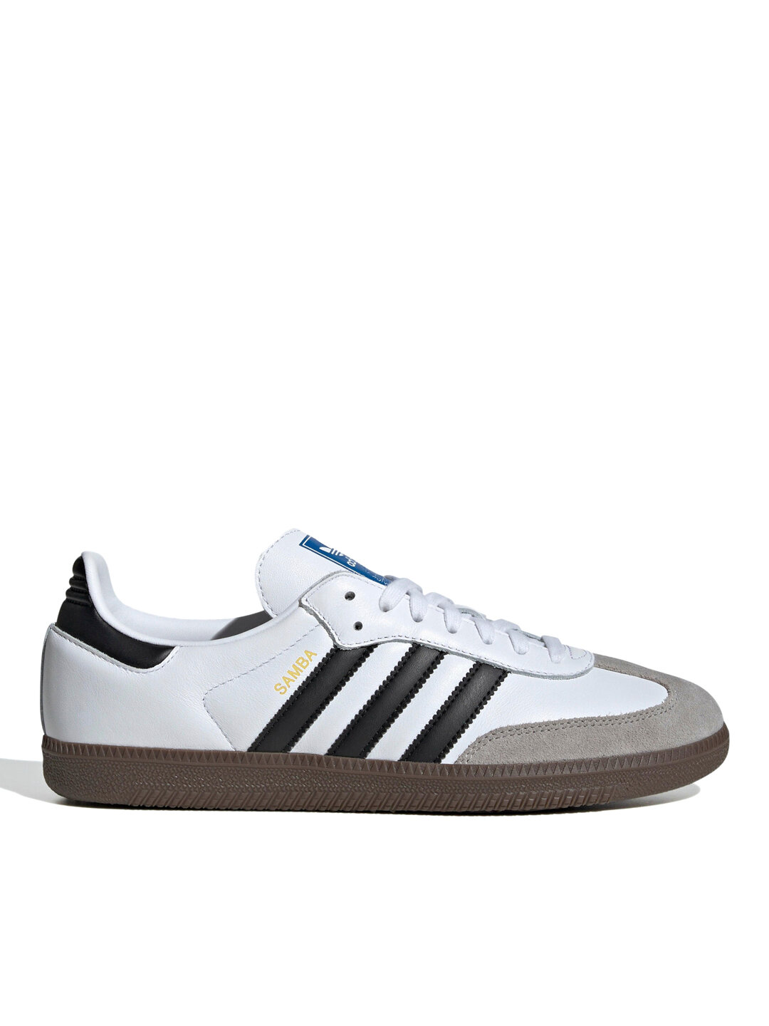 Кеды adidas Originals Samba OG, размер 7 UK, белый/черный