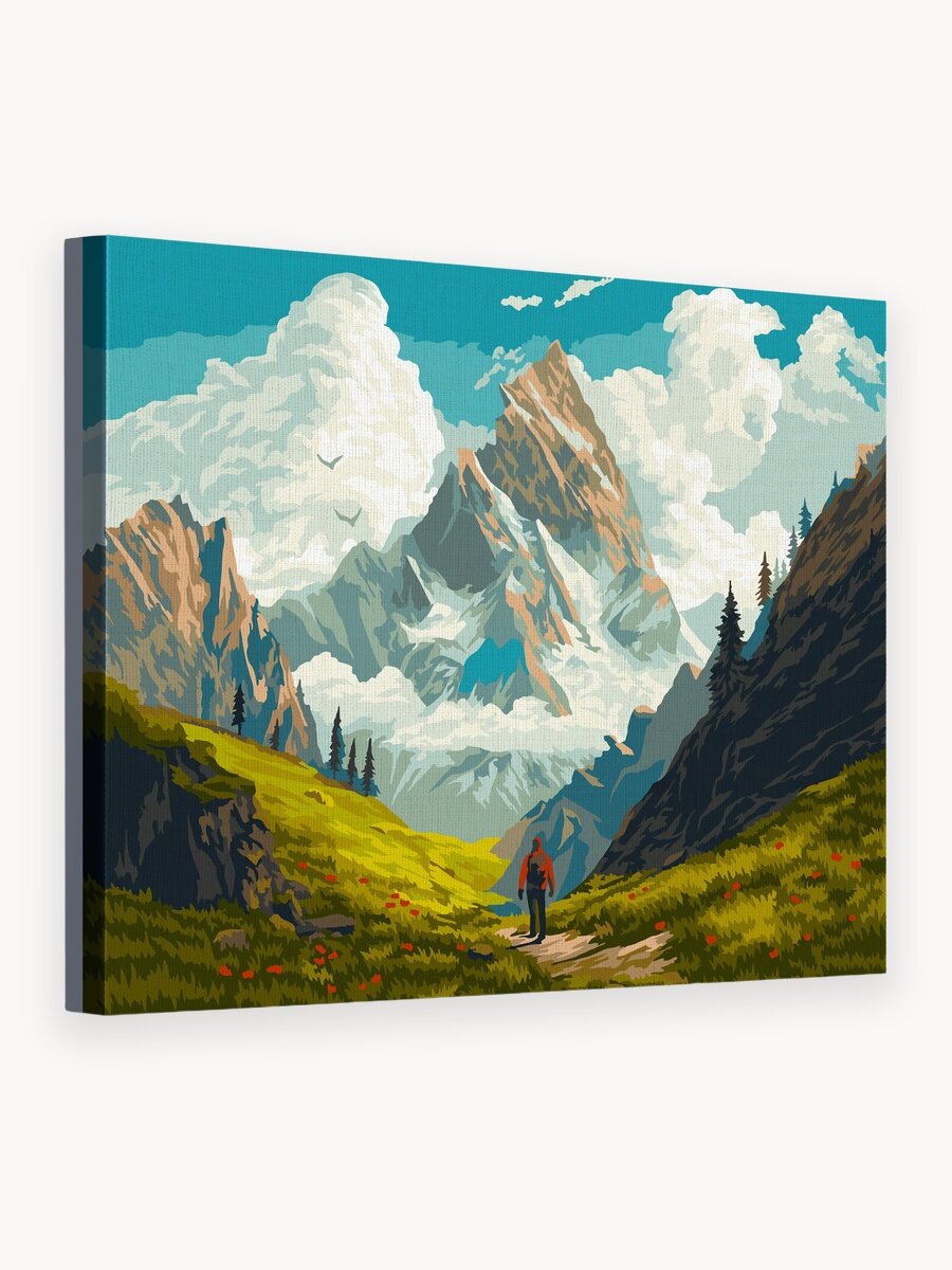 Картина по номерам Hobby Paint Давай в горы