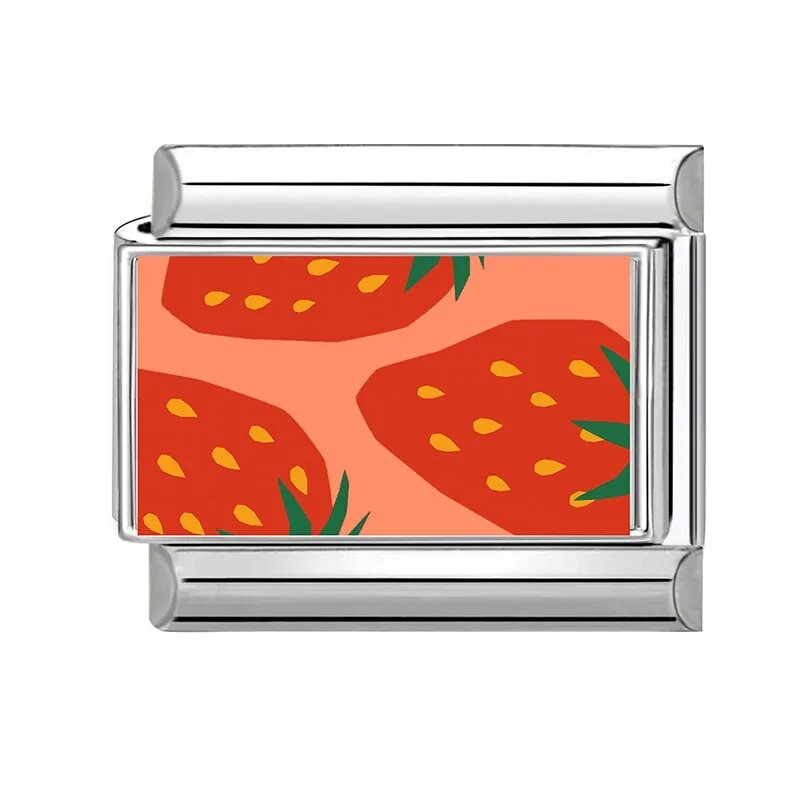 Браслет-шарм Y2K Vegetables Fruits из нержавеющей стали Style 36