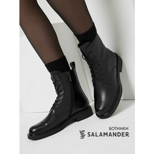 фото Ботинки дерби salamander, размер 36, черный
