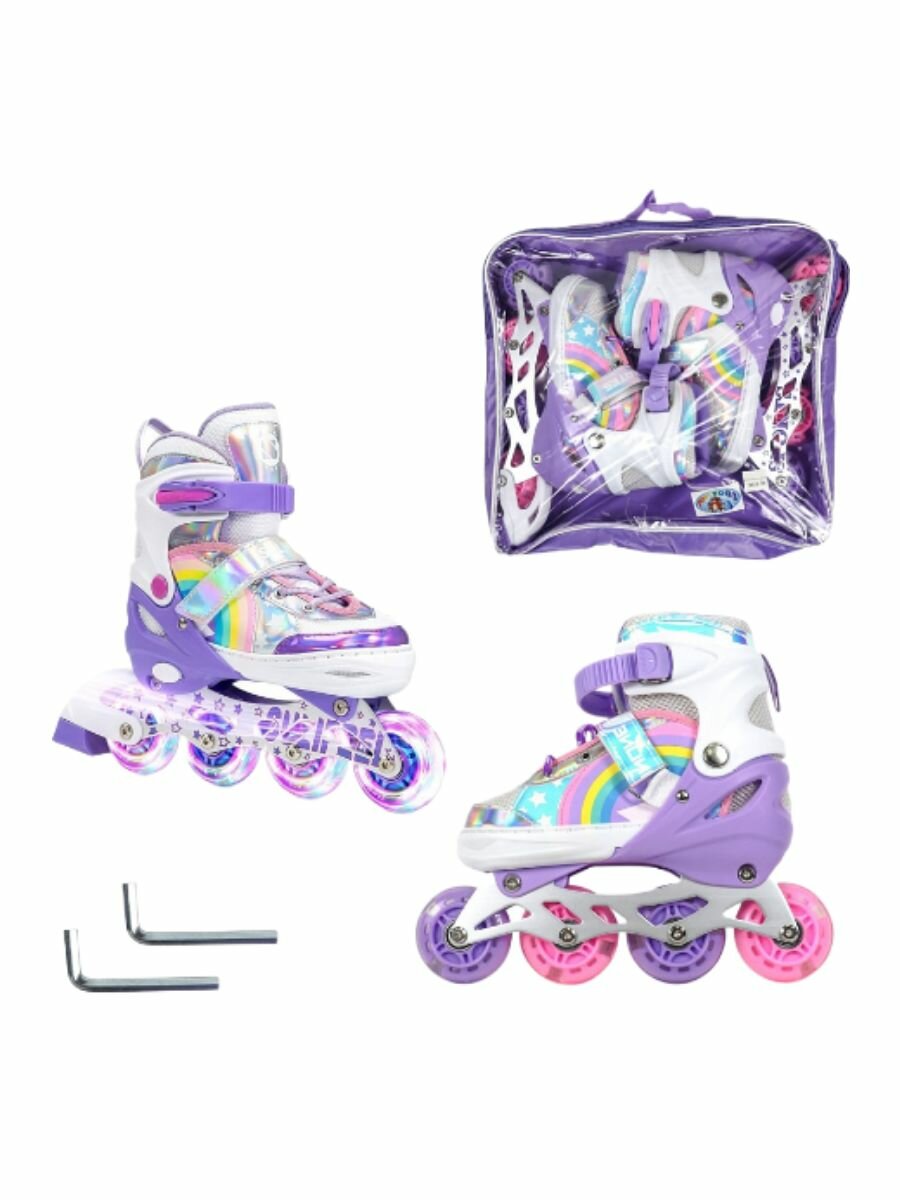 Детские роликовые коньки M (33-38) — фото 1