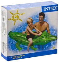Надувная игрушка-наездник Intex Крокодил 58546 зеленый