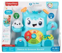 Интерактивная развивающая игрушка Fisher-Price Смейся и учись. Роккит и Спарки (FXD10) синий