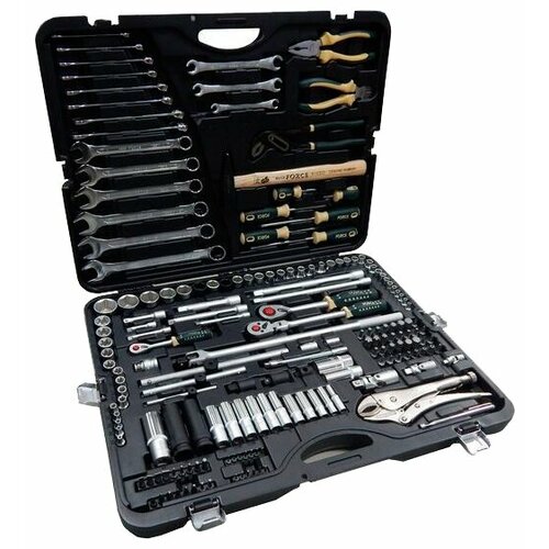 фото Набор инструментов rockforce 41802-5, 180 предм., черный