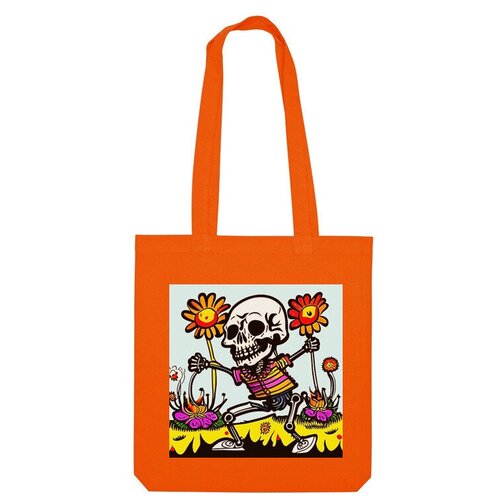 фото Сумка шоппер us basic, оранжевый