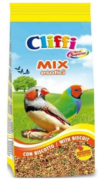 Cliffi Смесь отборных семян для экзотических птиц с бисквитом (Superior Mix Exotics with biscuit) 1 кг